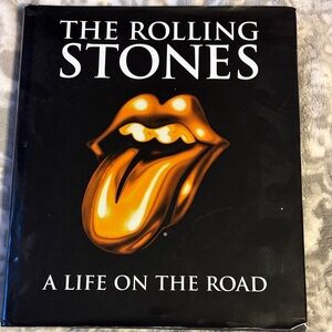 The Rolling Stones  A LIFE ON THE ROAD. Black and Gold Book